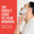 Caffeinated Shaving Cream - Shea Butter + Spearmint Antioxidant Shaving Cream with Caffeine - Clean Formula for a Hydrating, Redness Reducing + Irritation-Free Shave (7 Oz)