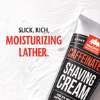 Caffeinated Shaving Cream - Shea Butter + Spearmint Antioxidant Shaving Cream with Caffeine - Clean Formula for a Hydrating, Redness Reducing + Irritation-Free Shave (7 Oz)